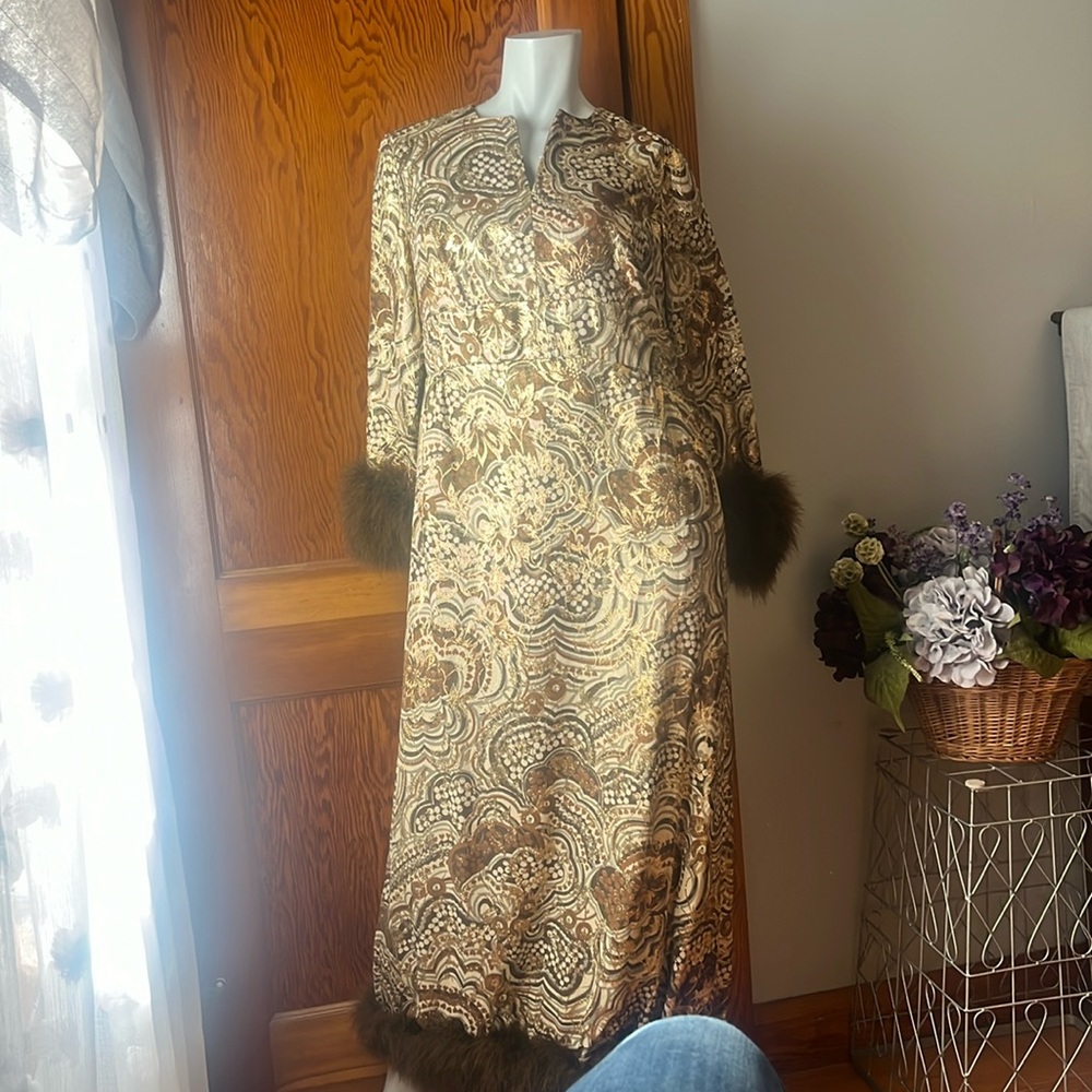 Vintage 60s full length cocktail gown